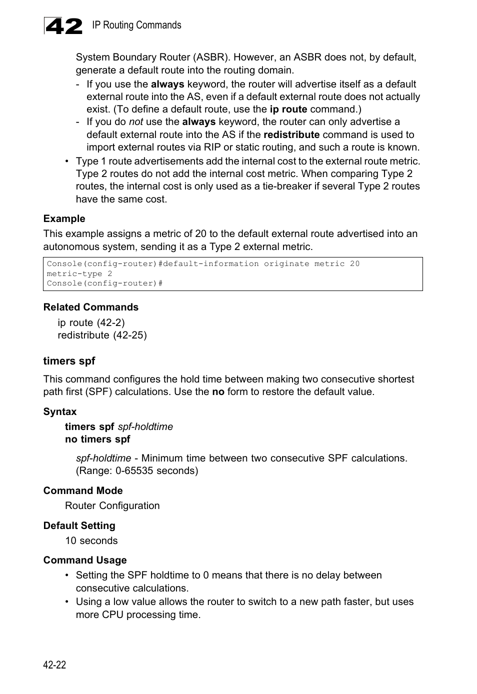 Timers spf | LevelOne GTL-2690 User Manual | Page 735 / 789