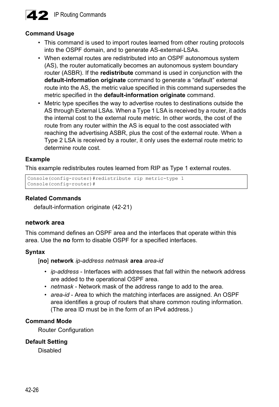 Network area, Network area (42-26) | LevelOne GTL-2690 User Manual | Page 739 / 789