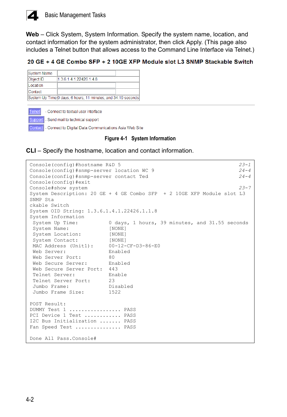 Figure 4-1, System information | LevelOne GTL-2690 User Manual | Page 78 / 789