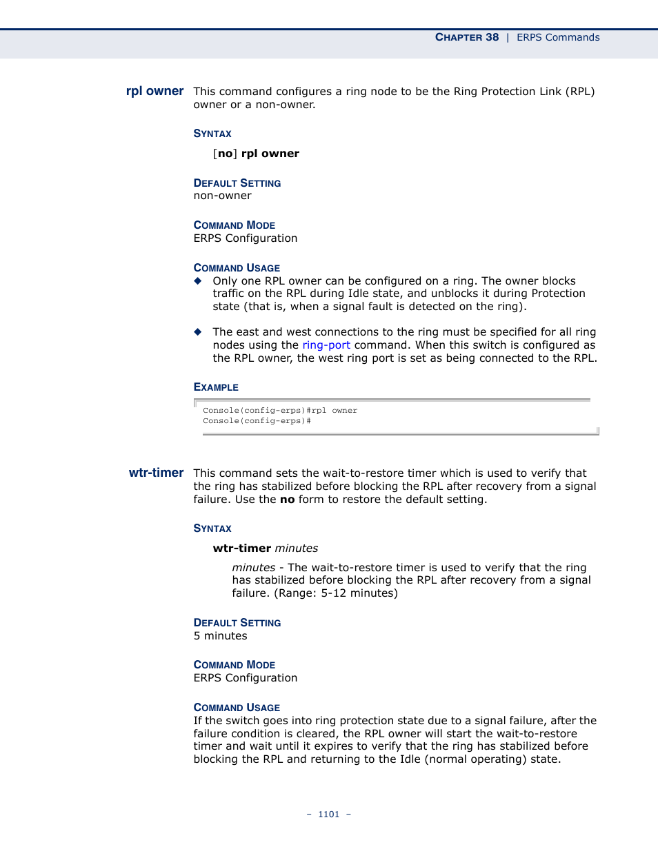 Rpl owner, Wtr-timer, Wtr-timer 1101 | Owner | LevelOne GTL-2691 User Manual | Page 1101 / 1644