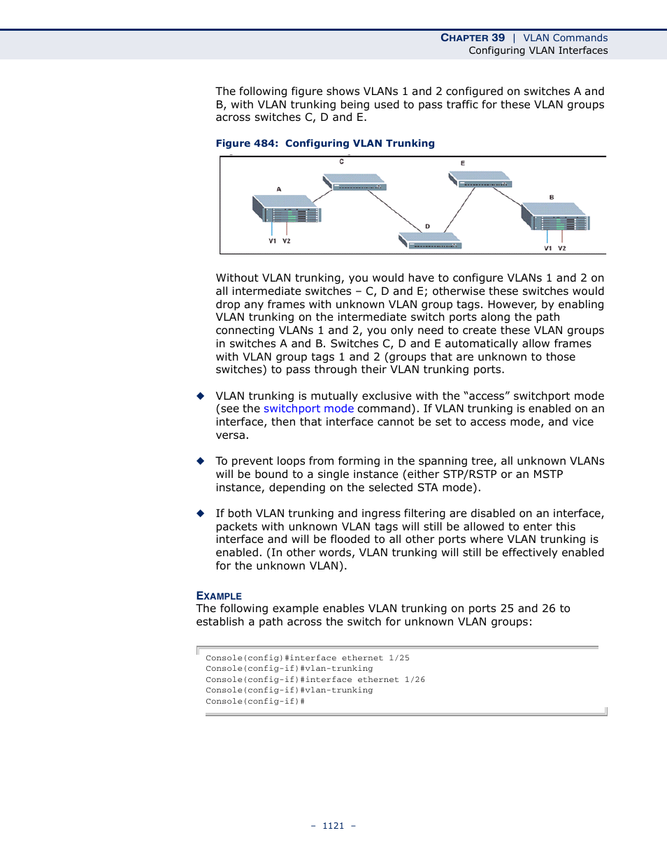 Figure 484: configuring vlan trunking | LevelOne GTL-2691 User Manual | Page 1121 / 1644