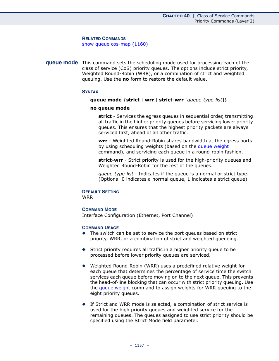 Queue mode | LevelOne GTL-2691 User Manual | Page 1157 / 1644