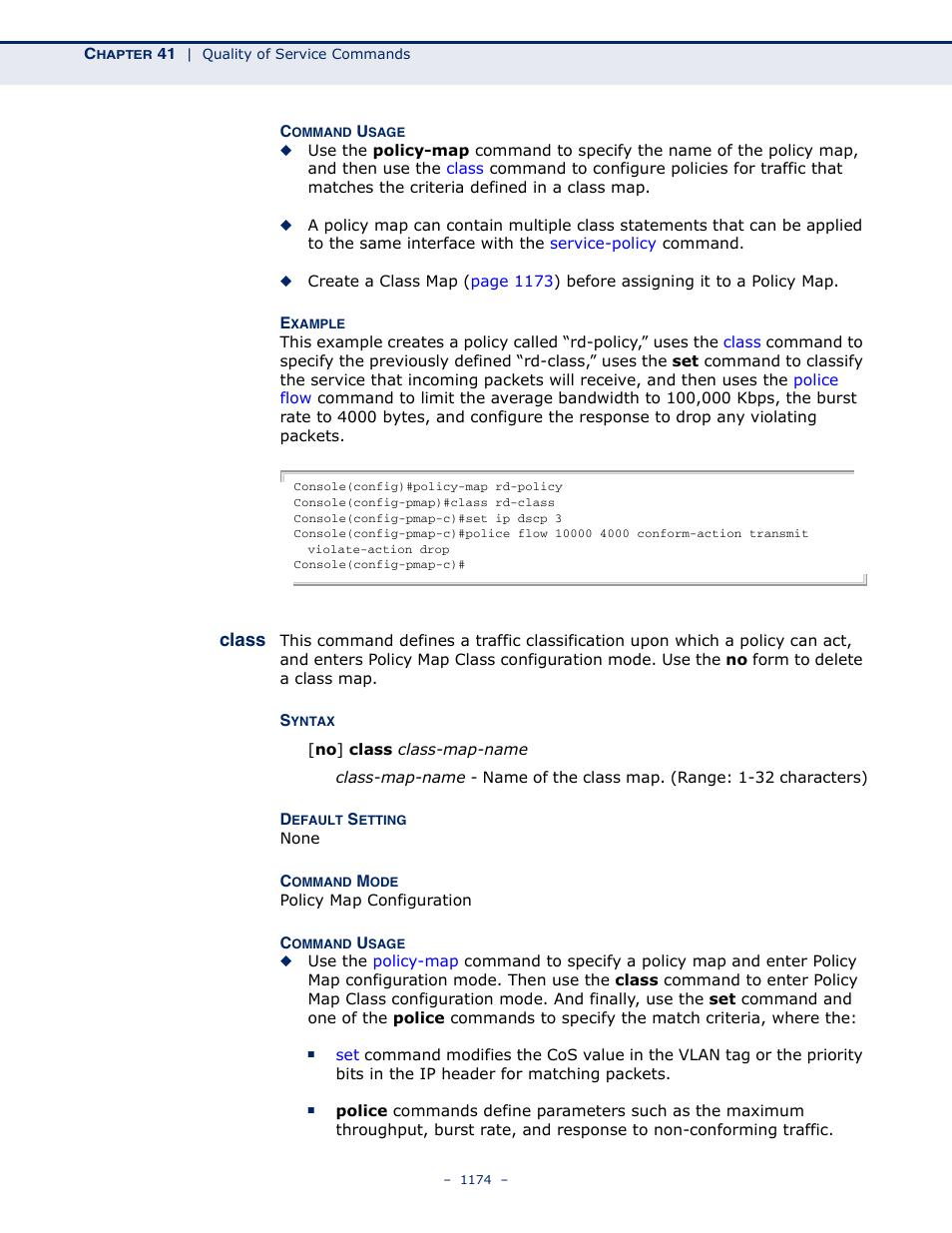 Class, Class 1174 | LevelOne GTL-2691 User Manual | Page 1174 / 1644
