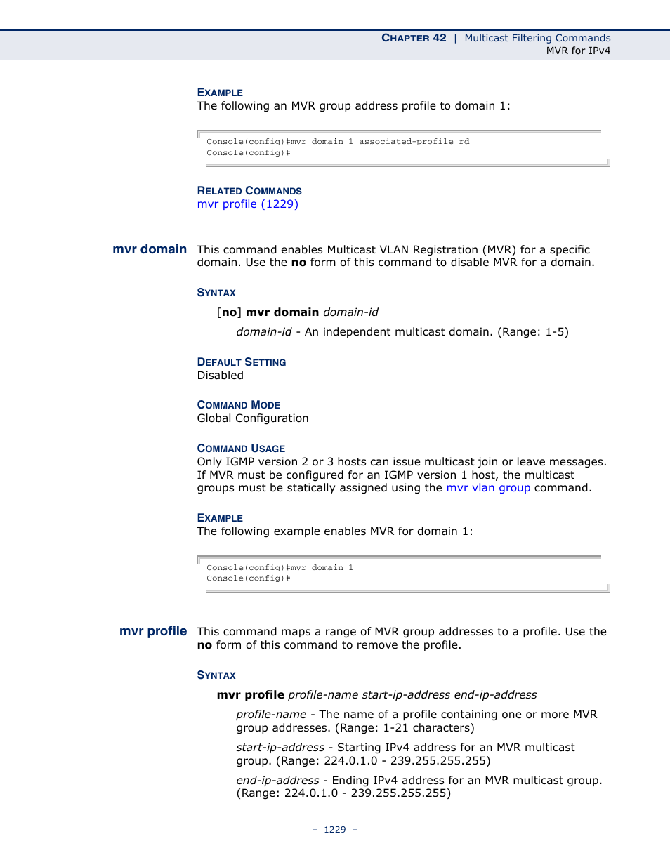 Mvr domain, Mvr profile | LevelOne GTL-2691 User Manual | Page 1229 / 1644