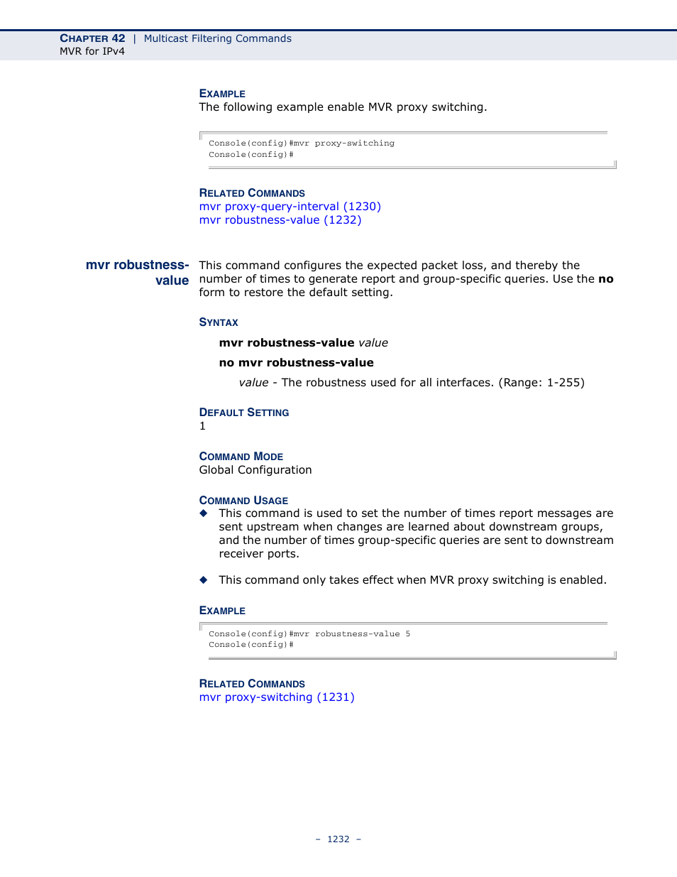 Mvr robustness- value, Mvr robustness-value | LevelOne GTL-2691 User Manual | Page 1232 / 1644