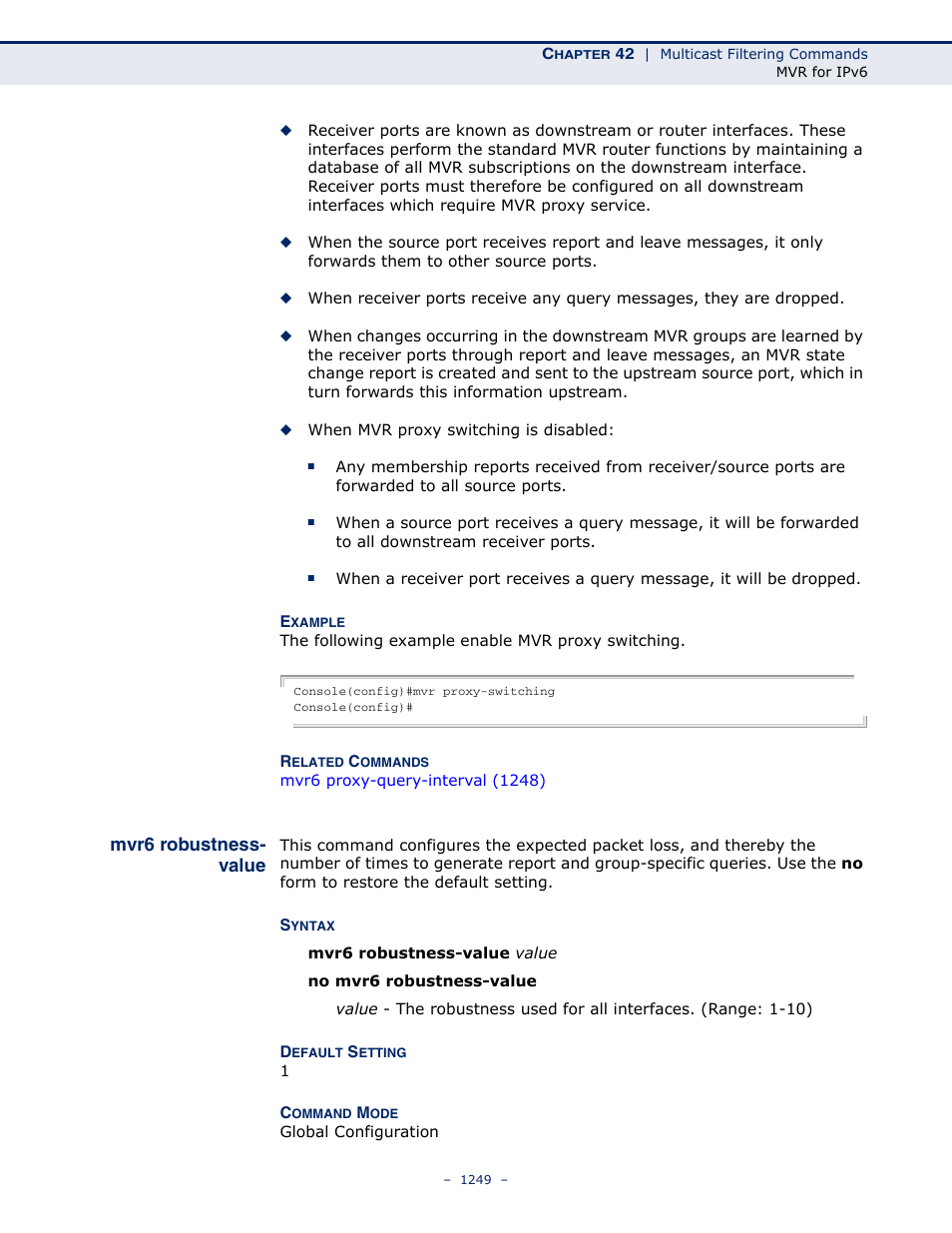 Mvr6 robustness- value, Mvr6 robustness-value | LevelOne GTL-2691 User Manual | Page 1249 / 1644