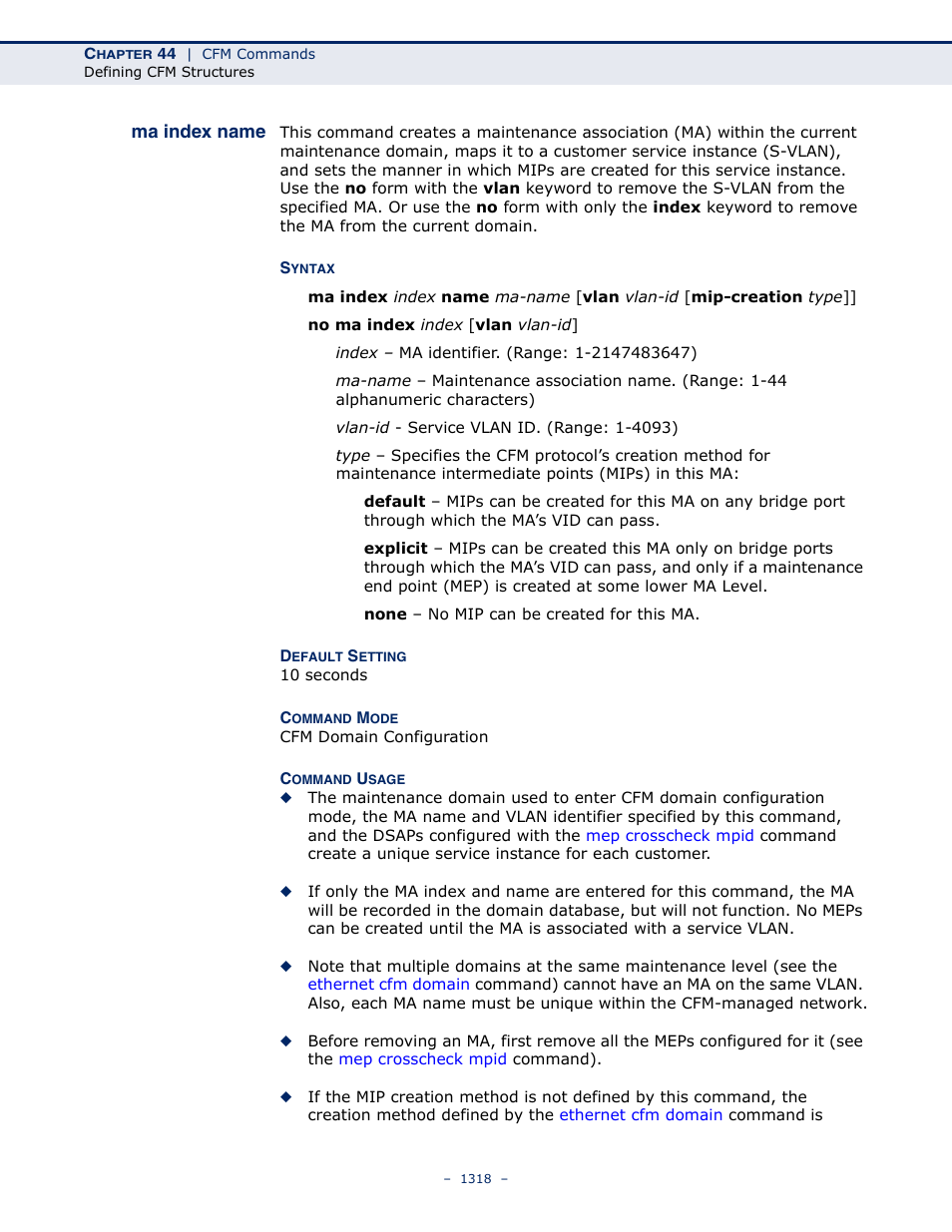 Ma index name, Ma index name (1318) | LevelOne GTL-2691 User Manual | Page 1318 / 1644