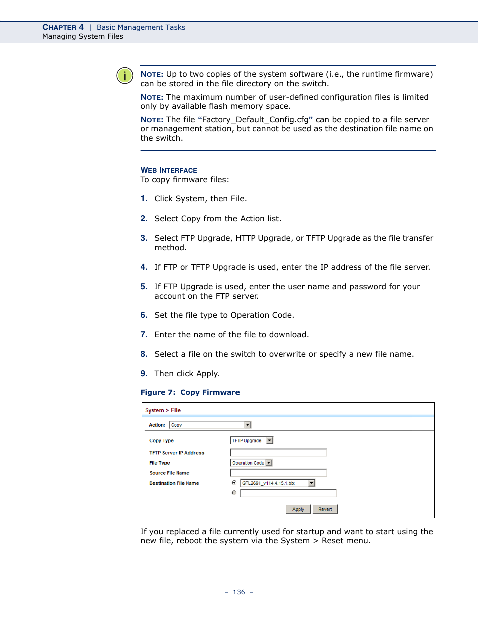 Figure 7: copy firmware | LevelOne GTL-2691 User Manual | Page 136 / 1644