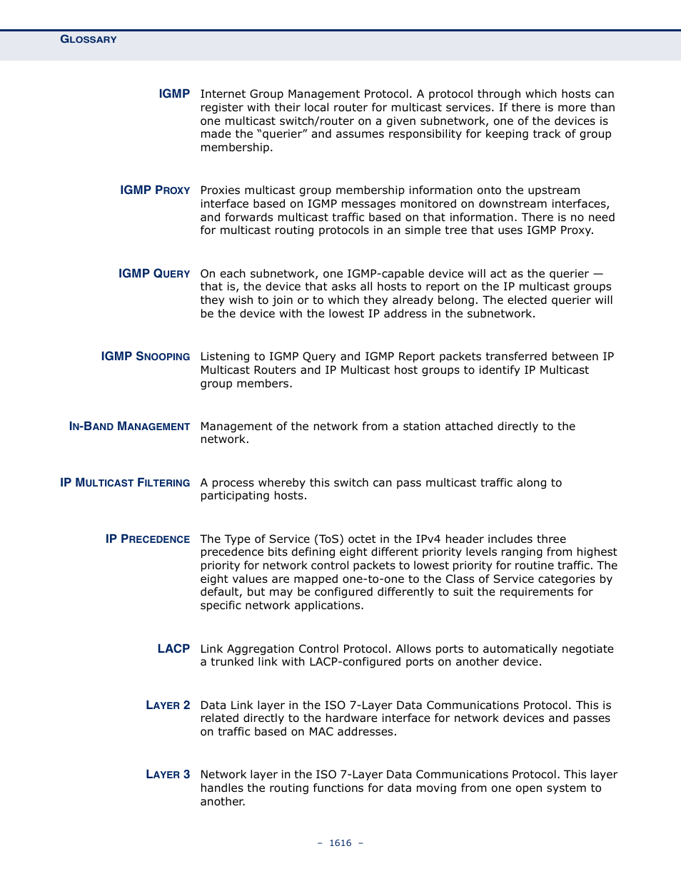 LevelOne GTL-2691 User Manual | Page 1616 / 1644