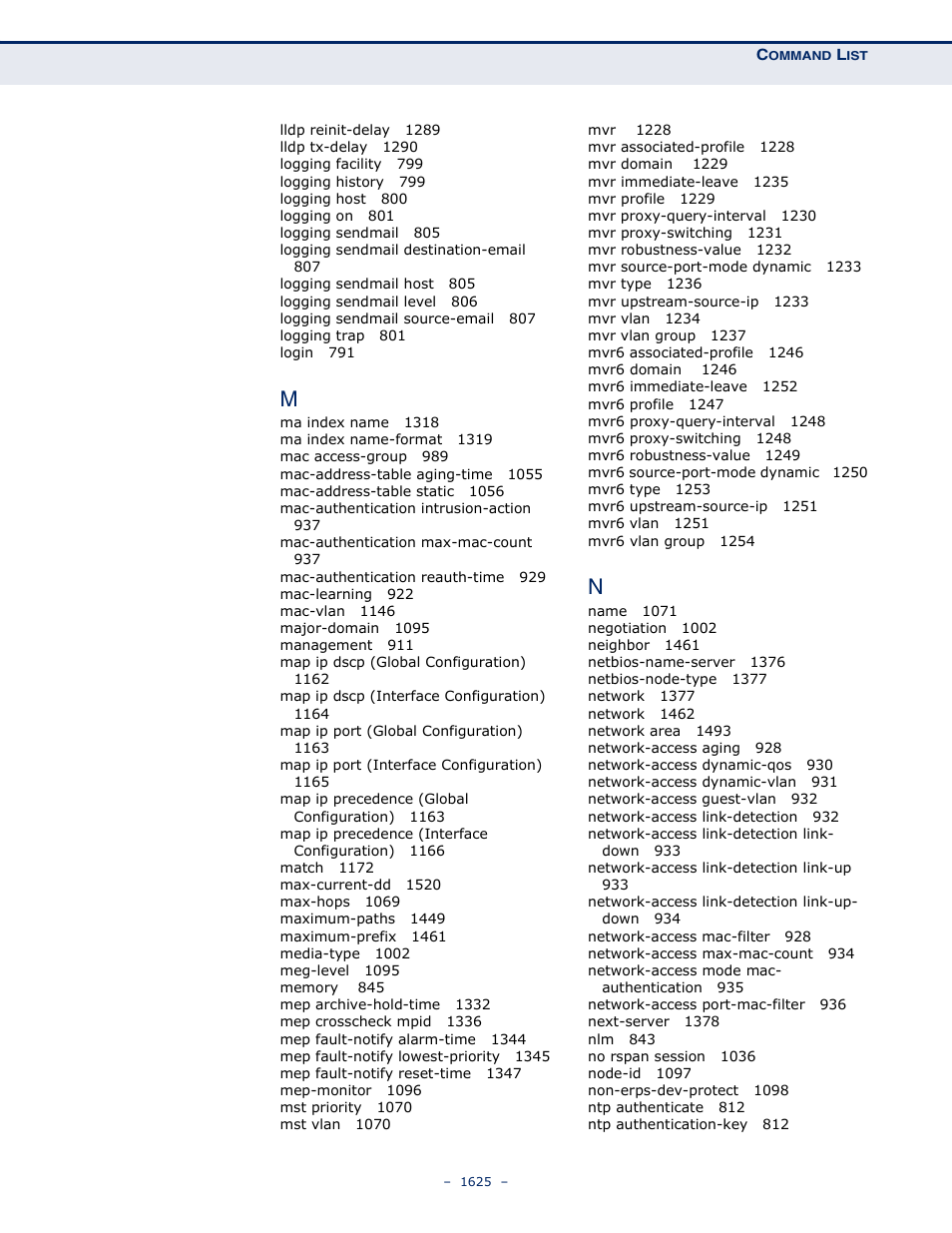 LevelOne GTL-2691 User Manual | Page 1625 / 1644