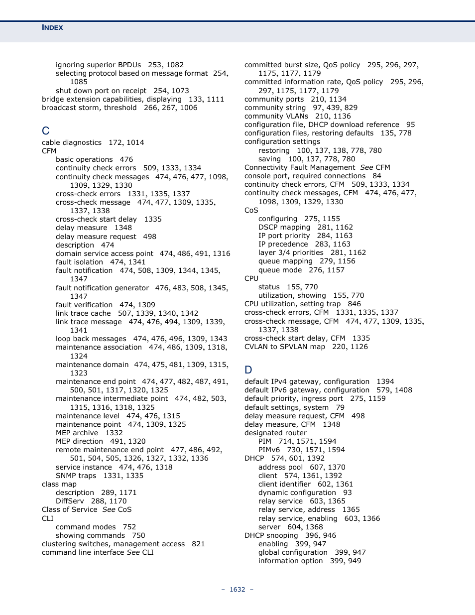 LevelOne GTL-2691 User Manual | Page 1632 / 1644