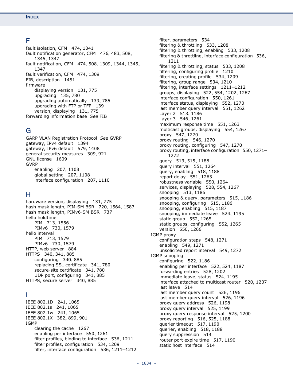 LevelOne GTL-2691 User Manual | Page 1634 / 1644