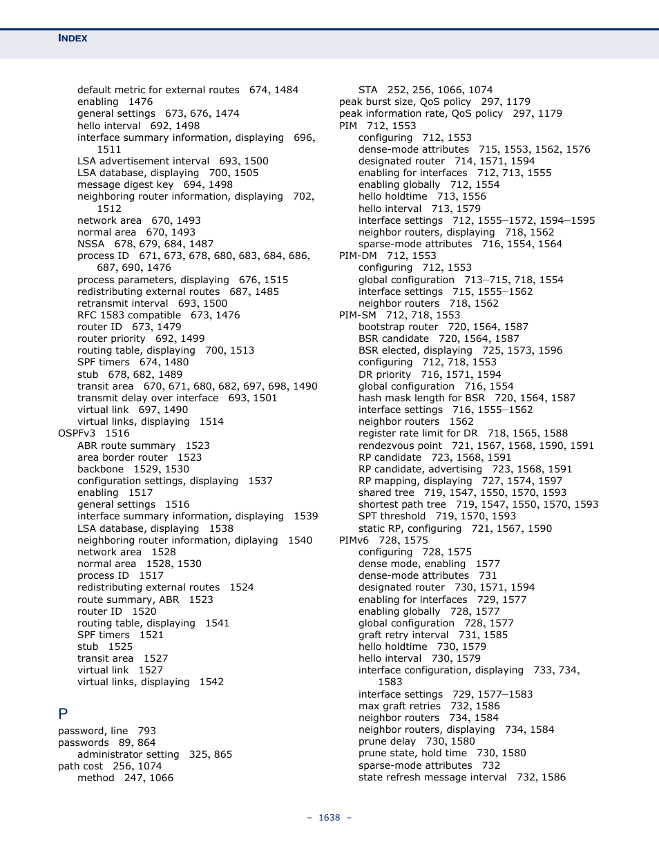 LevelOne GTL-2691 User Manual | Page 1638 / 1644