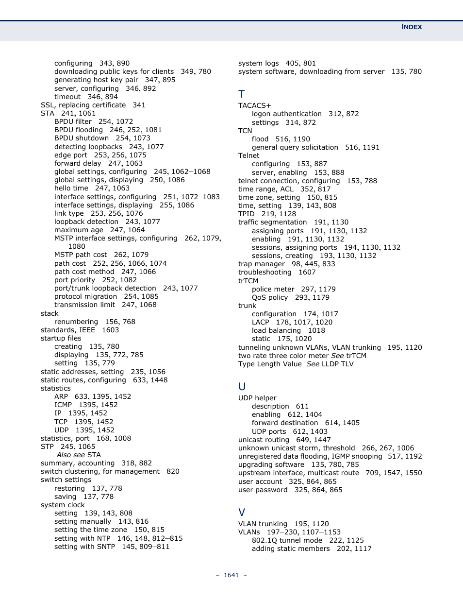 LevelOne GTL-2691 User Manual | Page 1641 / 1644