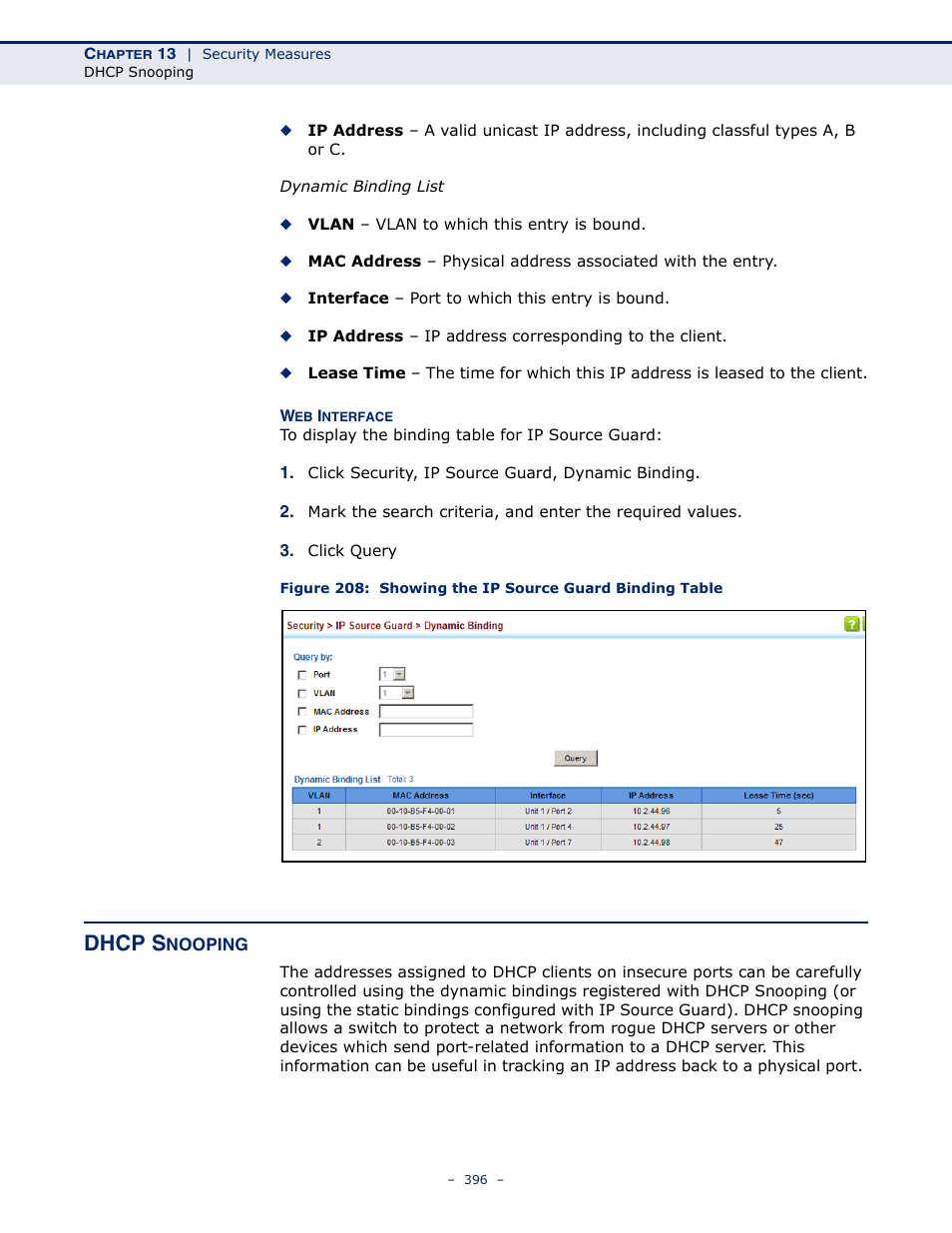 Dhcp snooping, Dhcp snooping" on, Dhcp s | LevelOne GTL-2691 User Manual | Page 396 / 1644