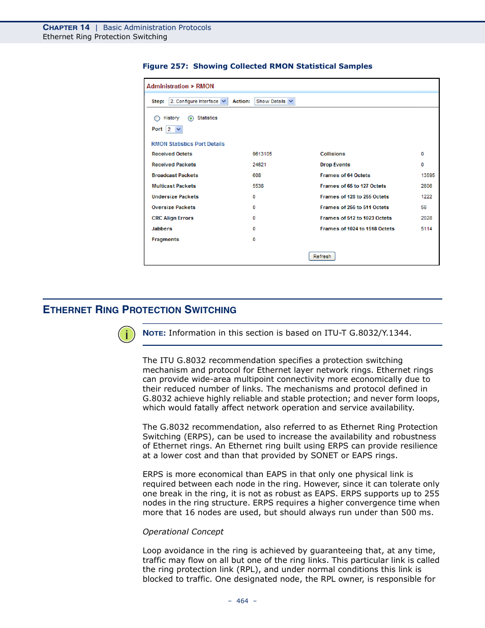Ethernet ring protection switching, Ethernet ring protection switching (erps) | LevelOne GTL-2691 User Manual | Page 464 / 1644