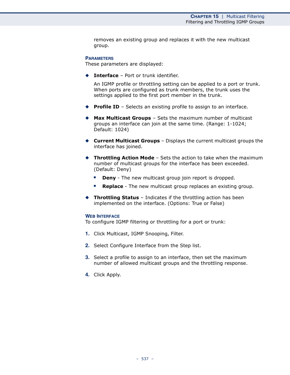 LevelOne GTL-2691 User Manual | Page 537 / 1644