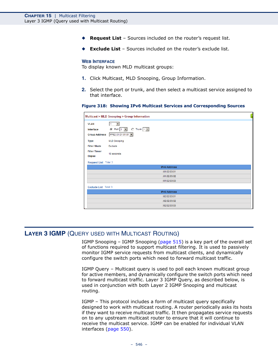 Layer 3 igmp (query used with multicast routing), Layer 3 igmp, 3 igmp (q | LevelOne GTL-2691 User Manual | Page 546 / 1644