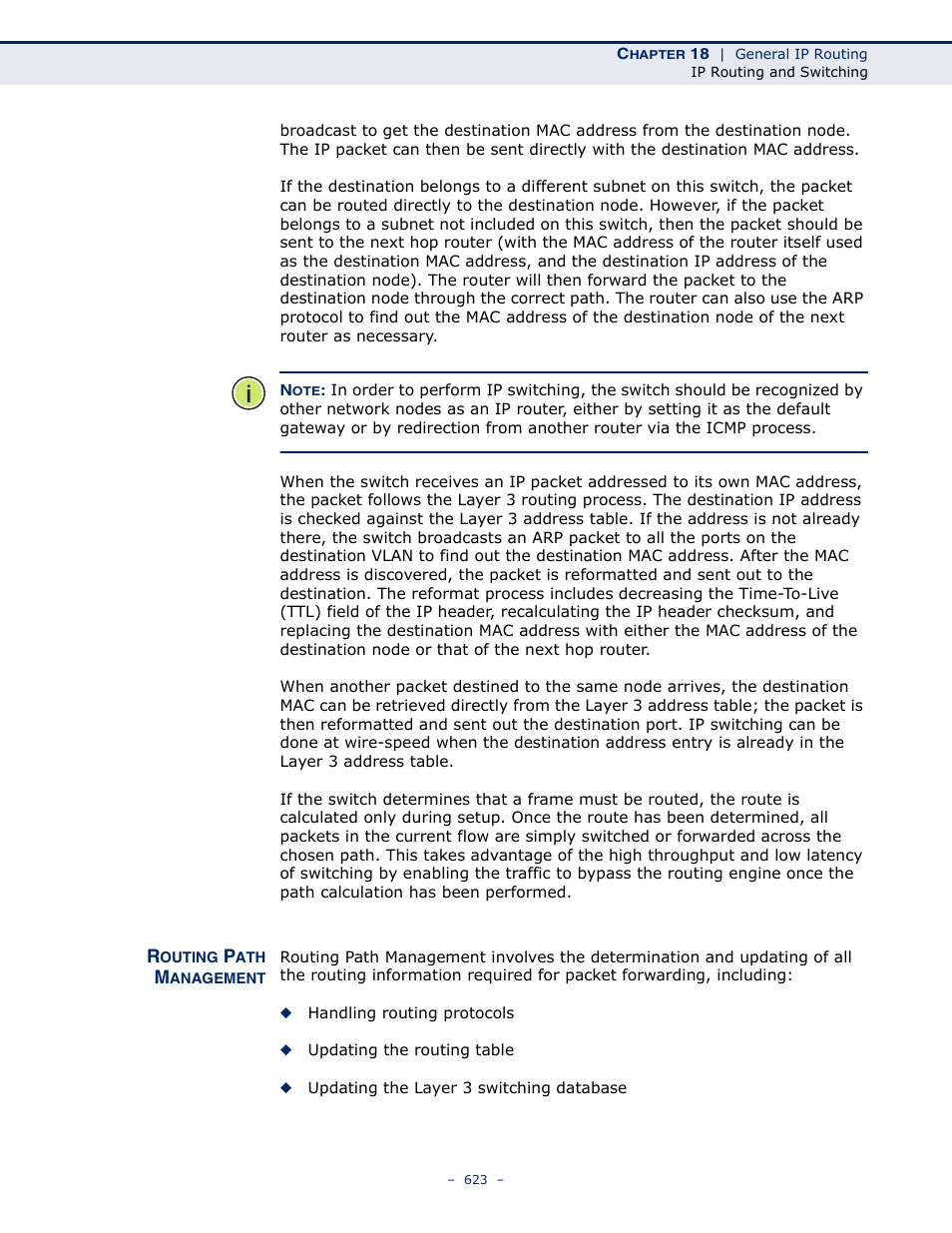 Routing path management | LevelOne GTL-2691 User Manual | Page 623 / 1644