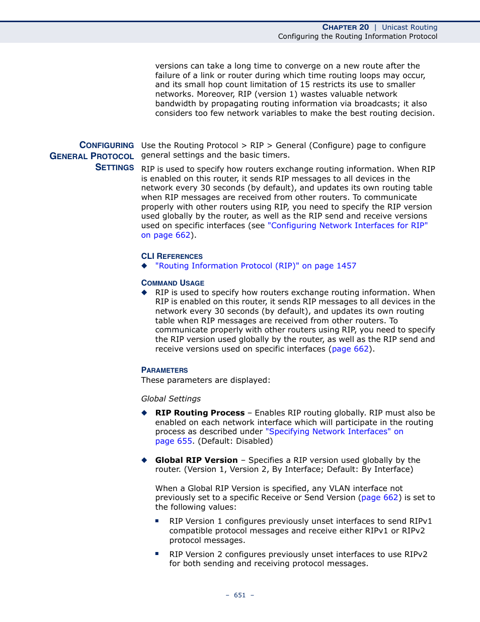 Configuring general protocol settings | LevelOne GTL-2691 User Manual | Page 651 / 1644