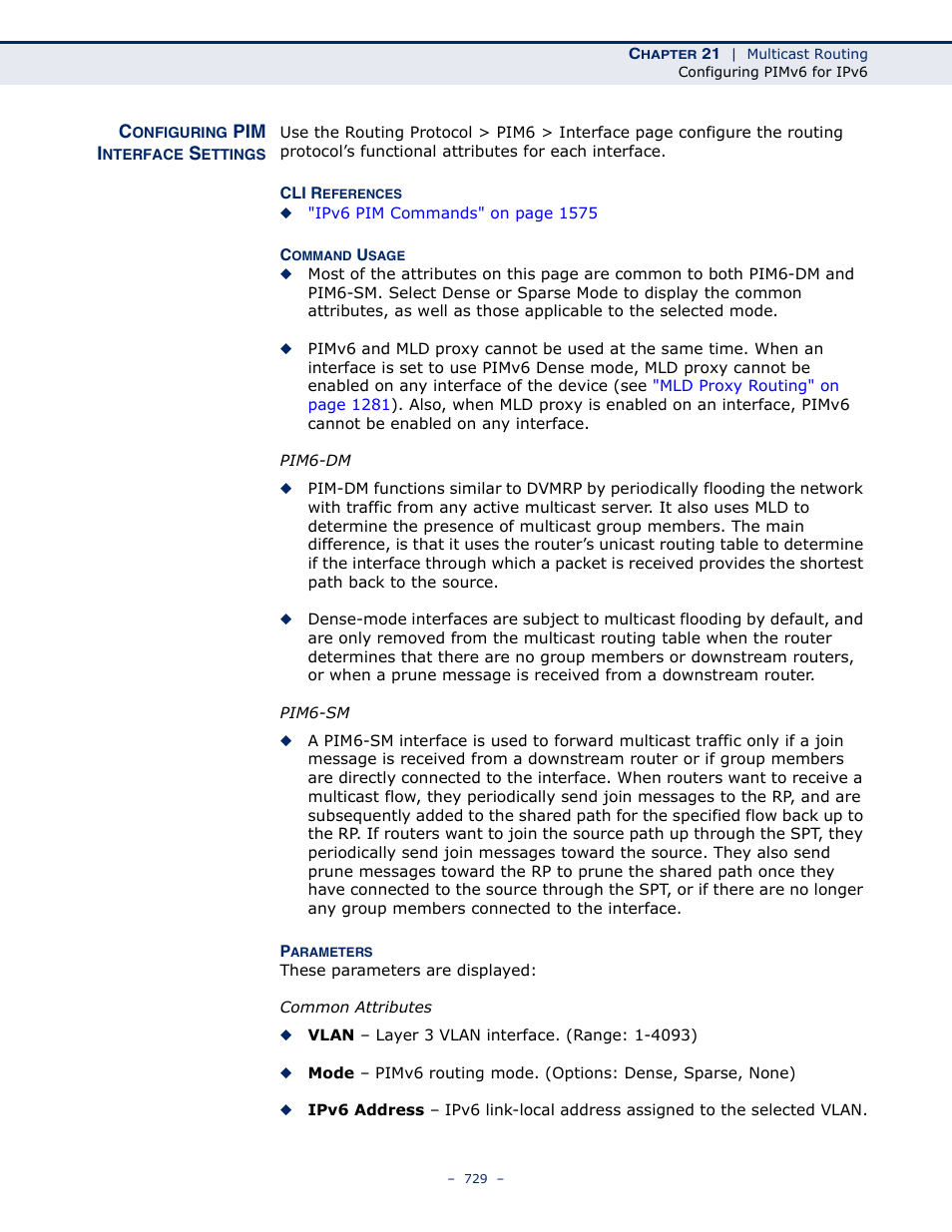 Configuring pim interface settings, And make | LevelOne GTL-2691 User Manual | Page 729 / 1644