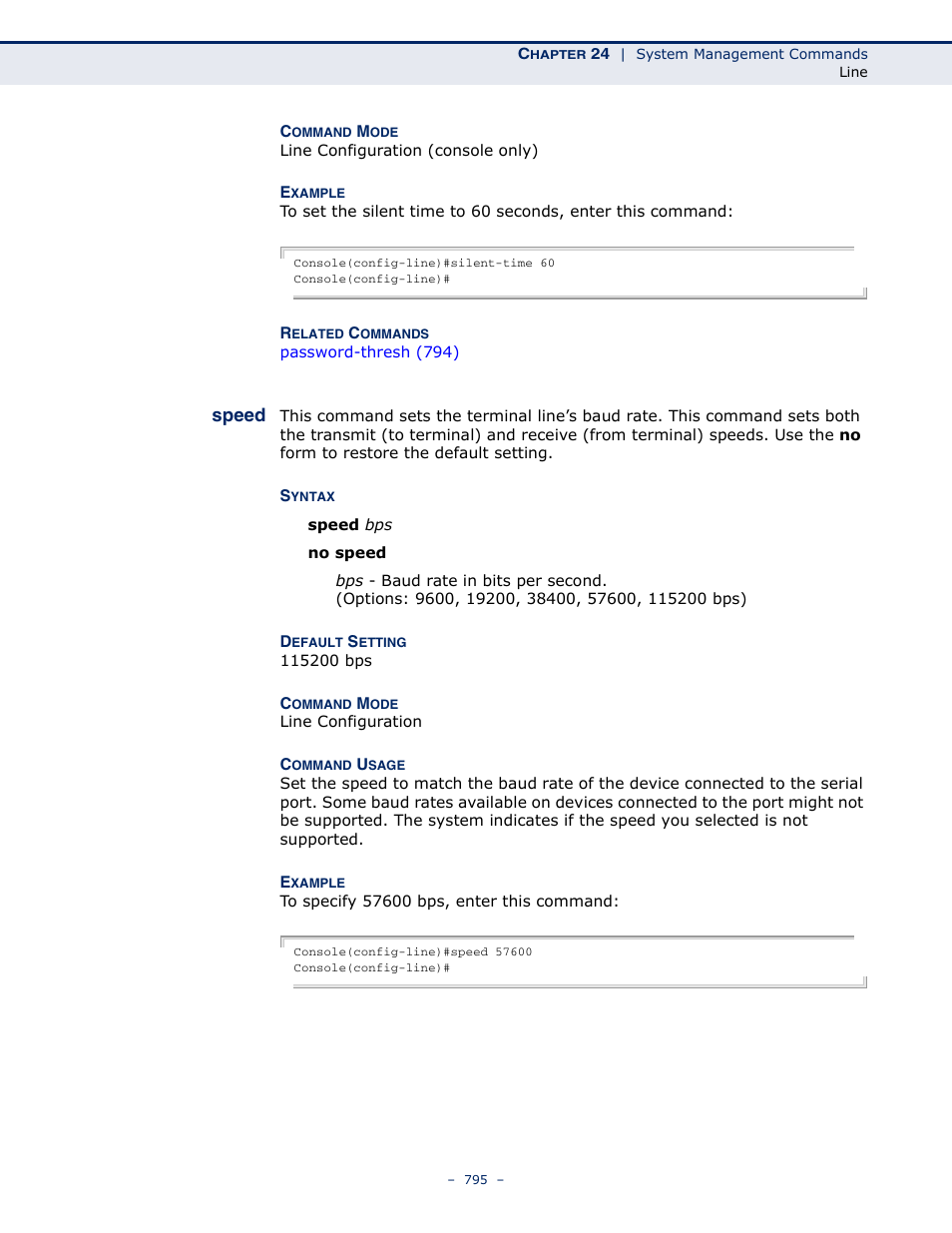 Speed, Speed 795 | LevelOne GTL-2691 User Manual | Page 795 / 1644