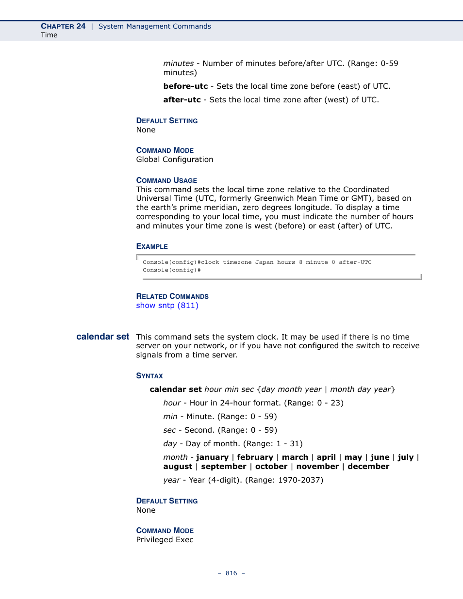 Calendar set | LevelOne GTL-2691 User Manual | Page 816 / 1644