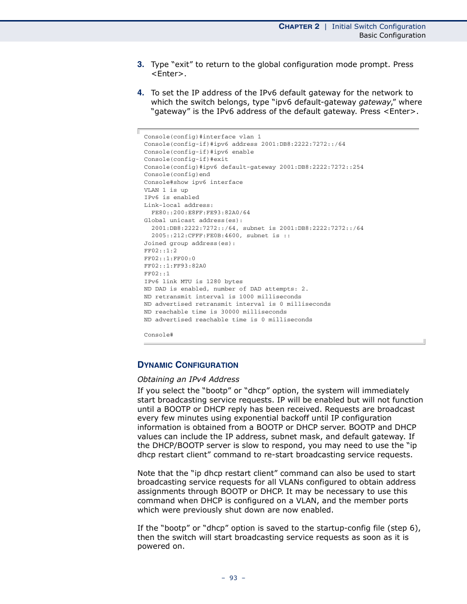 Dynamic configuration | LevelOne GTL-2691 User Manual | Page 93 / 1644