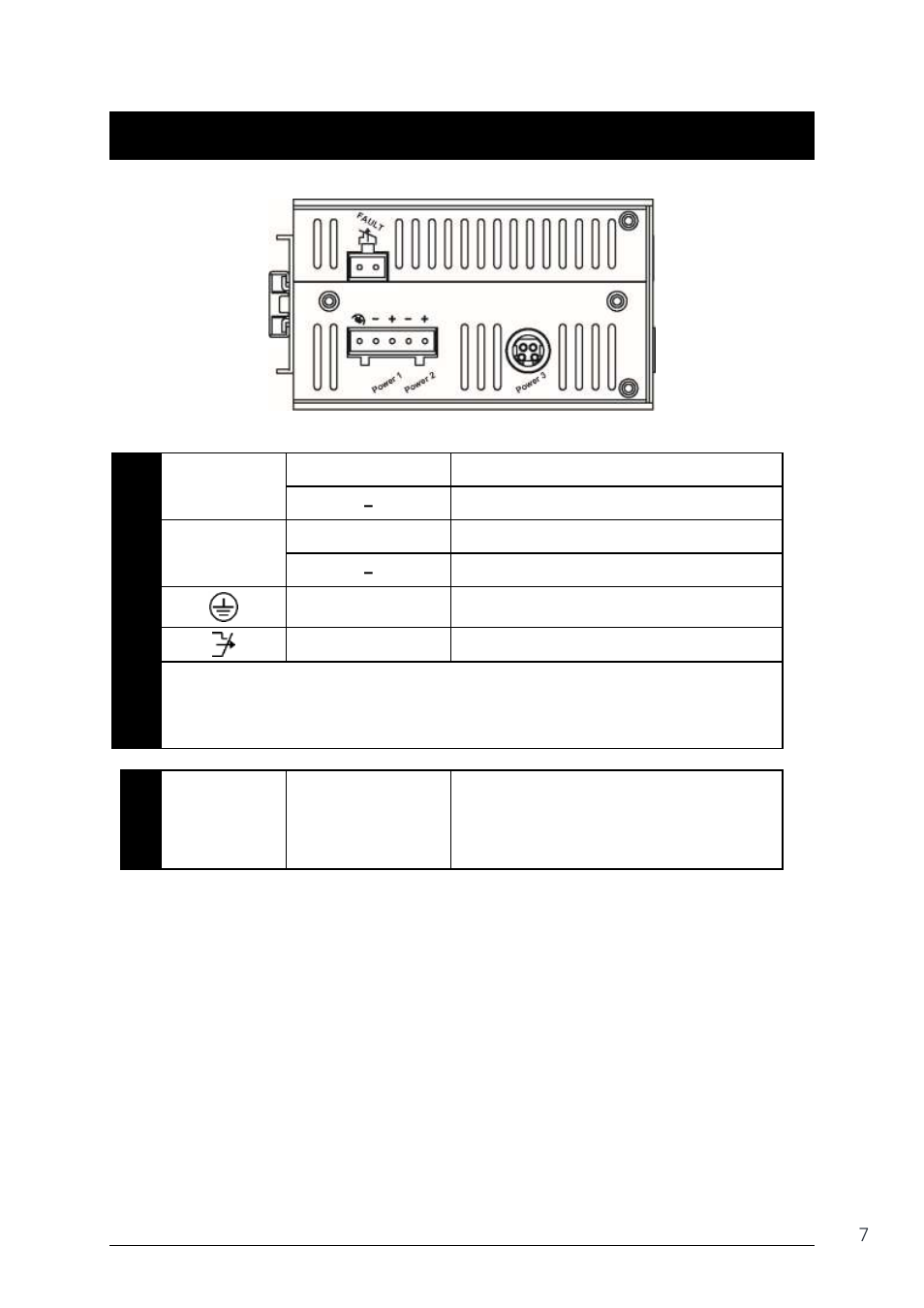 Ower, Nput, Power input | LevelOne IES-0840 User Manual | Page 7 / 19