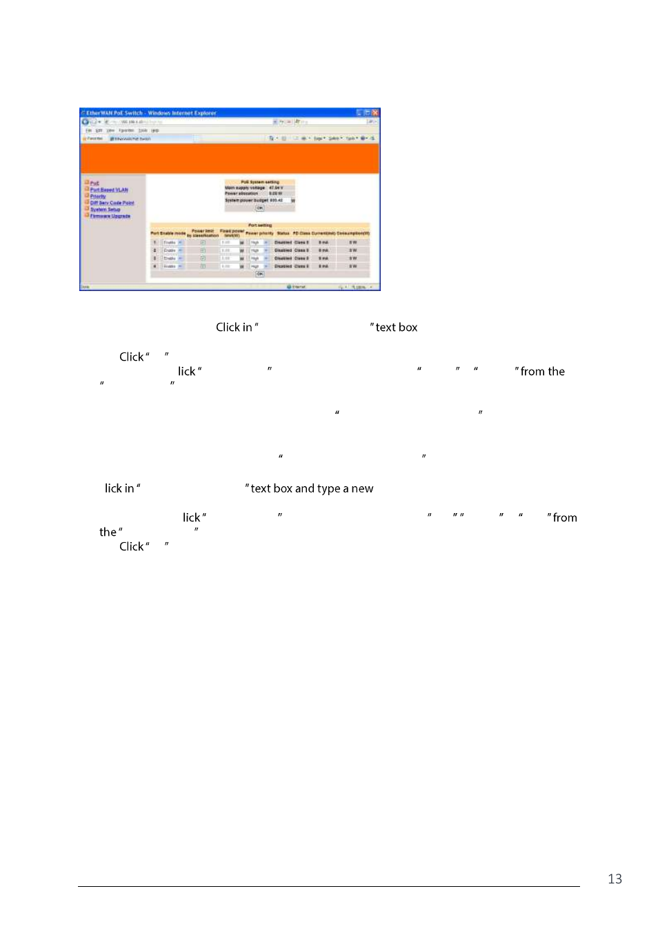 LevelOne IES-0842 User Manual | Page 13 / 20