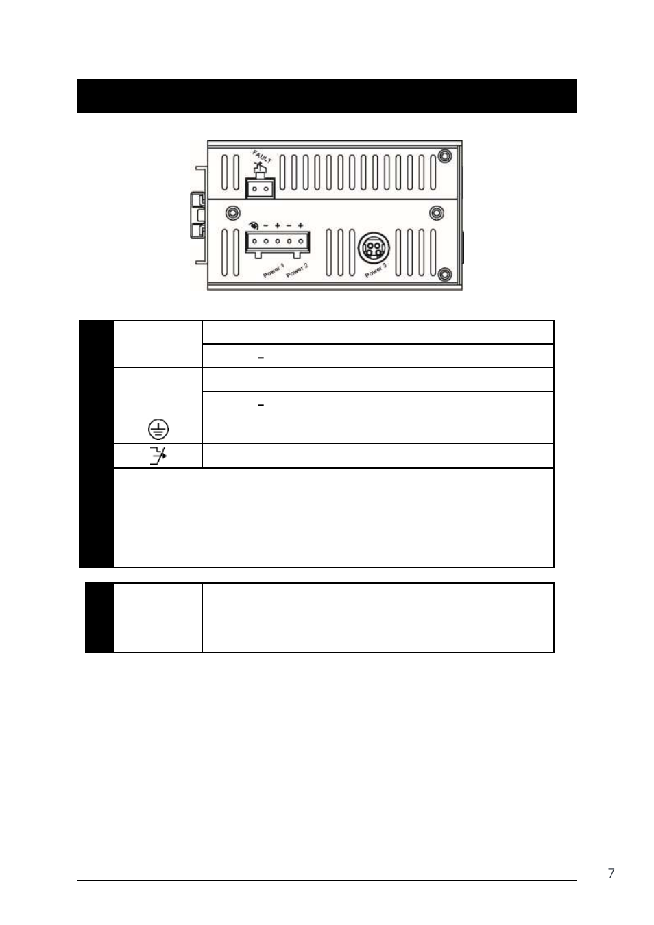 Ower, Nput, Power input | LevelOne IES-0842 User Manual | Page 7 / 20