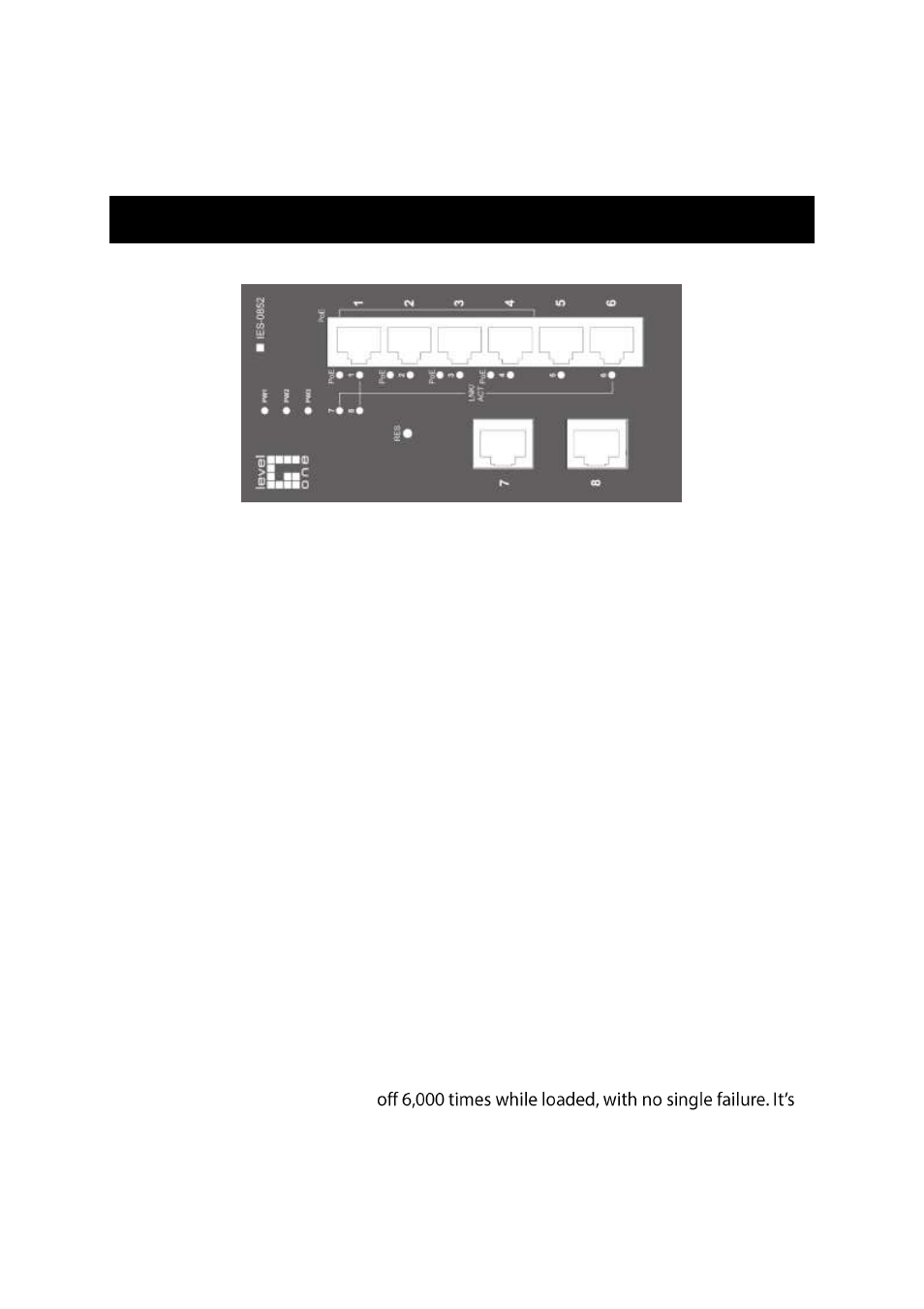 Overview, Ardened, Mart | Thernet, Witch, Hardened web-smart poe ethernet switch | LevelOne IES-0852 User Manual | Page 4 / 21