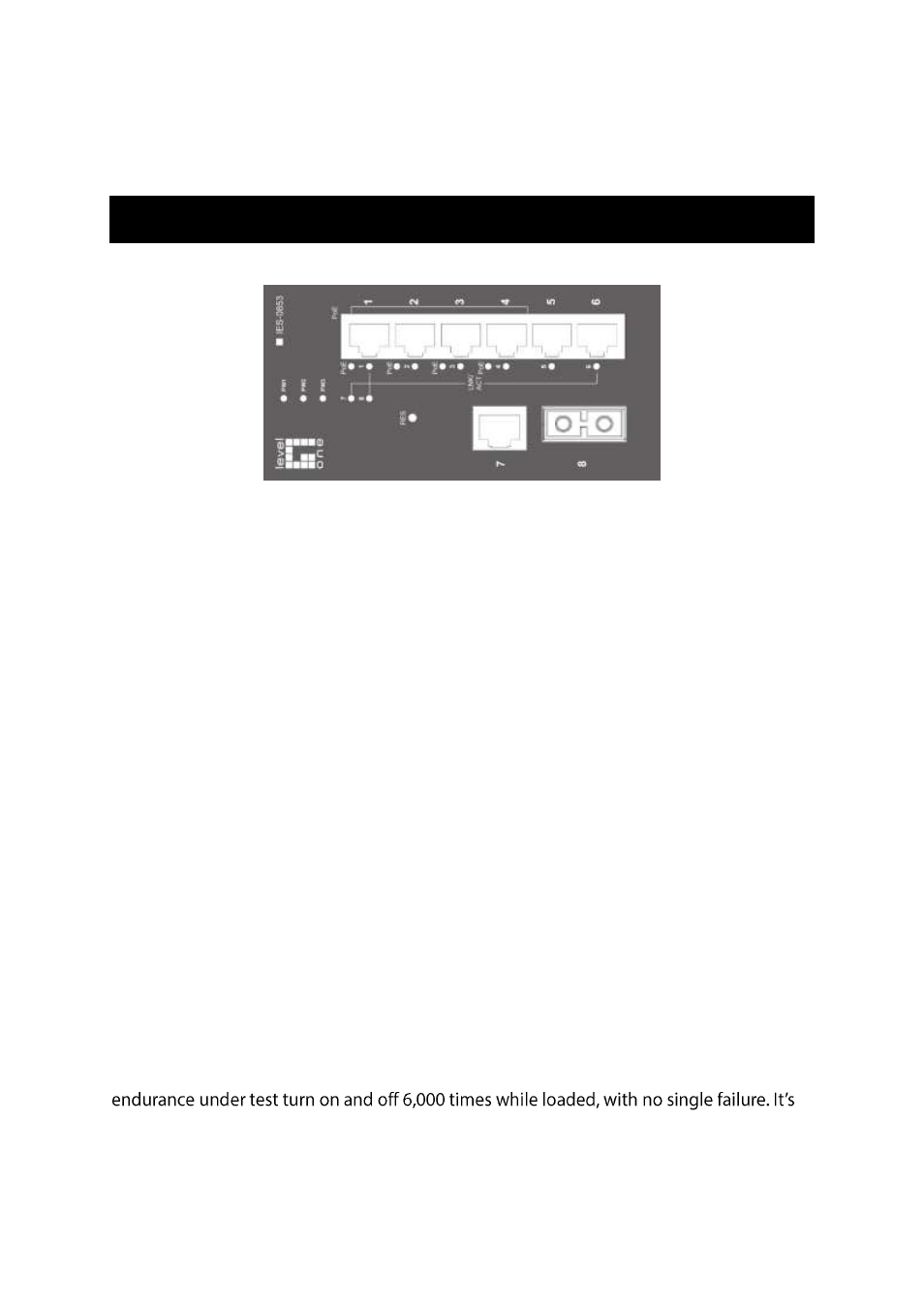 Overview, Ardened, Mart | Thernet, Witch, Hardened web-smart poe ethernet switch | LevelOne IES-0853 User Manual | Page 4 / 21