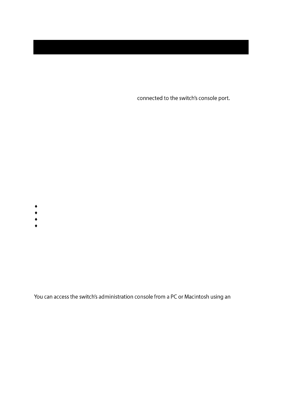 Dministration, Onsole, Cli) | Administration console (cli), Direct access, Modem access, Default parameters | LevelOne IES-1081 User Manual | Page 21 / 150