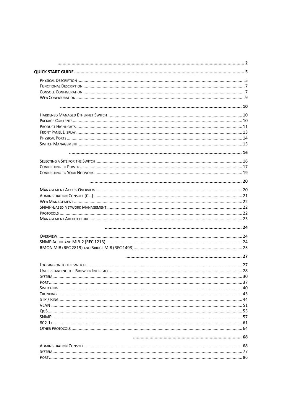 LevelOne IES-1081 User Manual | Page 3 / 150