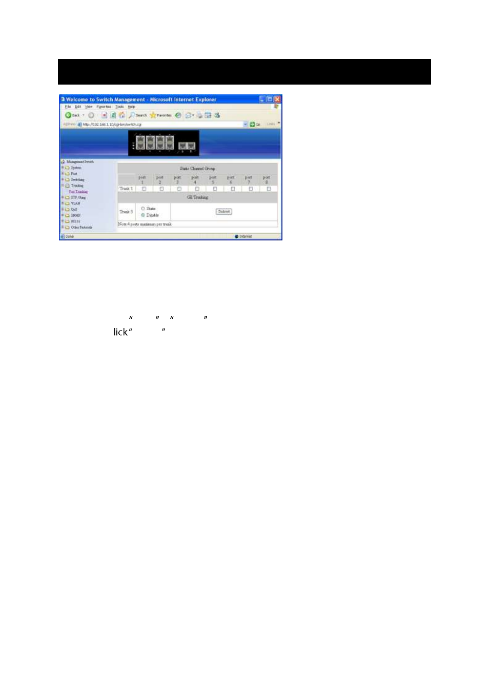 Runking, Trunking | LevelOne IES-1081 User Manual | Page 43 / 150