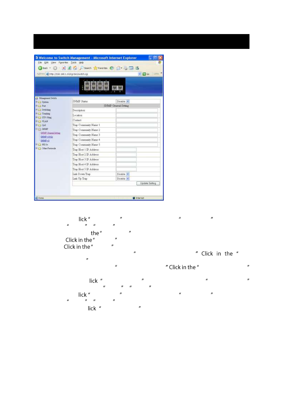 Snmp | LevelOne IES-1081 User Manual | Page 57 / 150