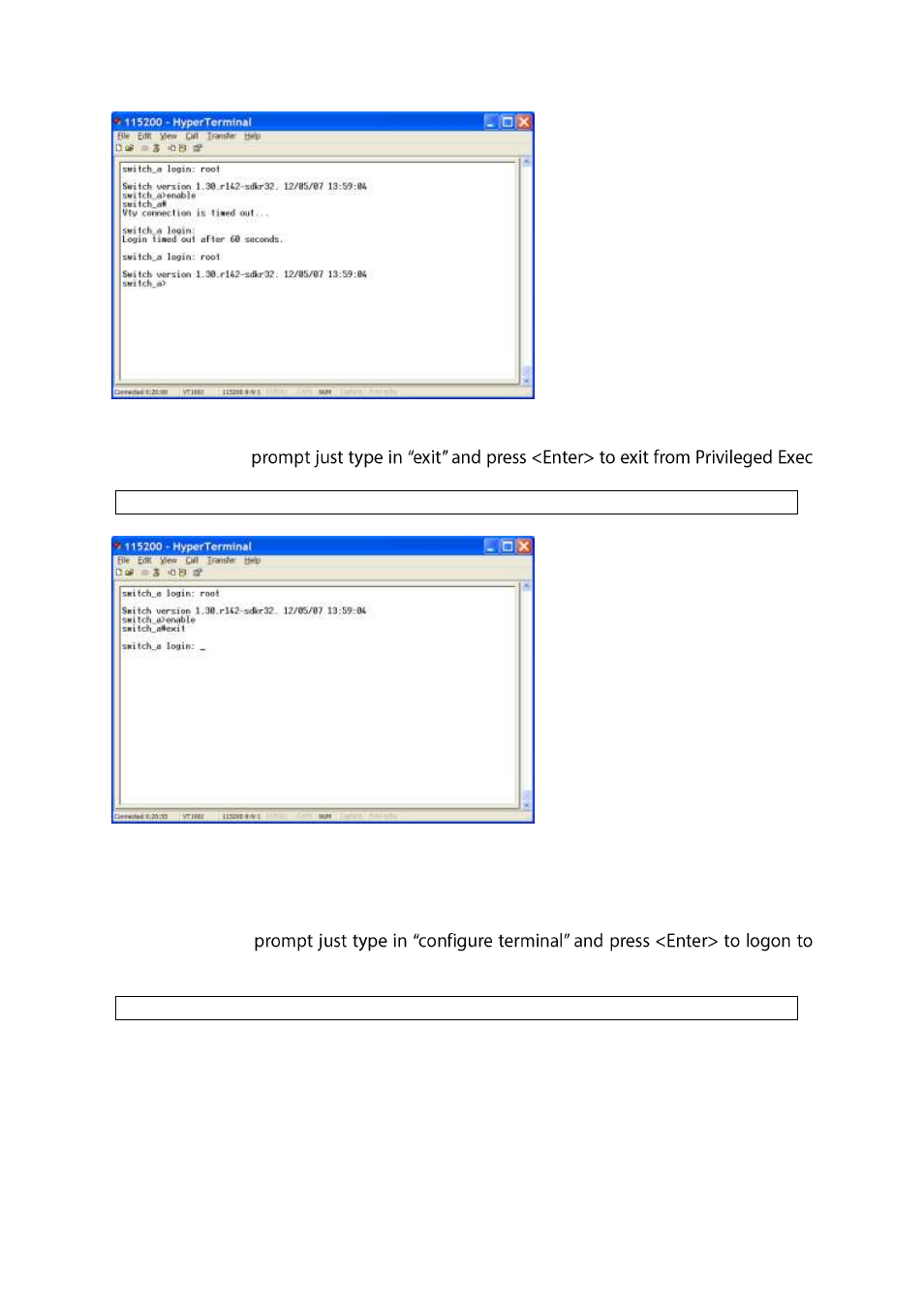 Configure mode (configure terminal mode) | LevelOne IES-1081 User Manual | Page 74 / 150