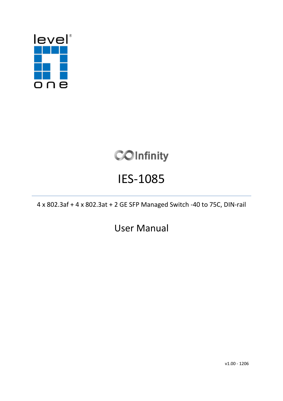 LevelOne IES-1085 User Manual | 162 pages