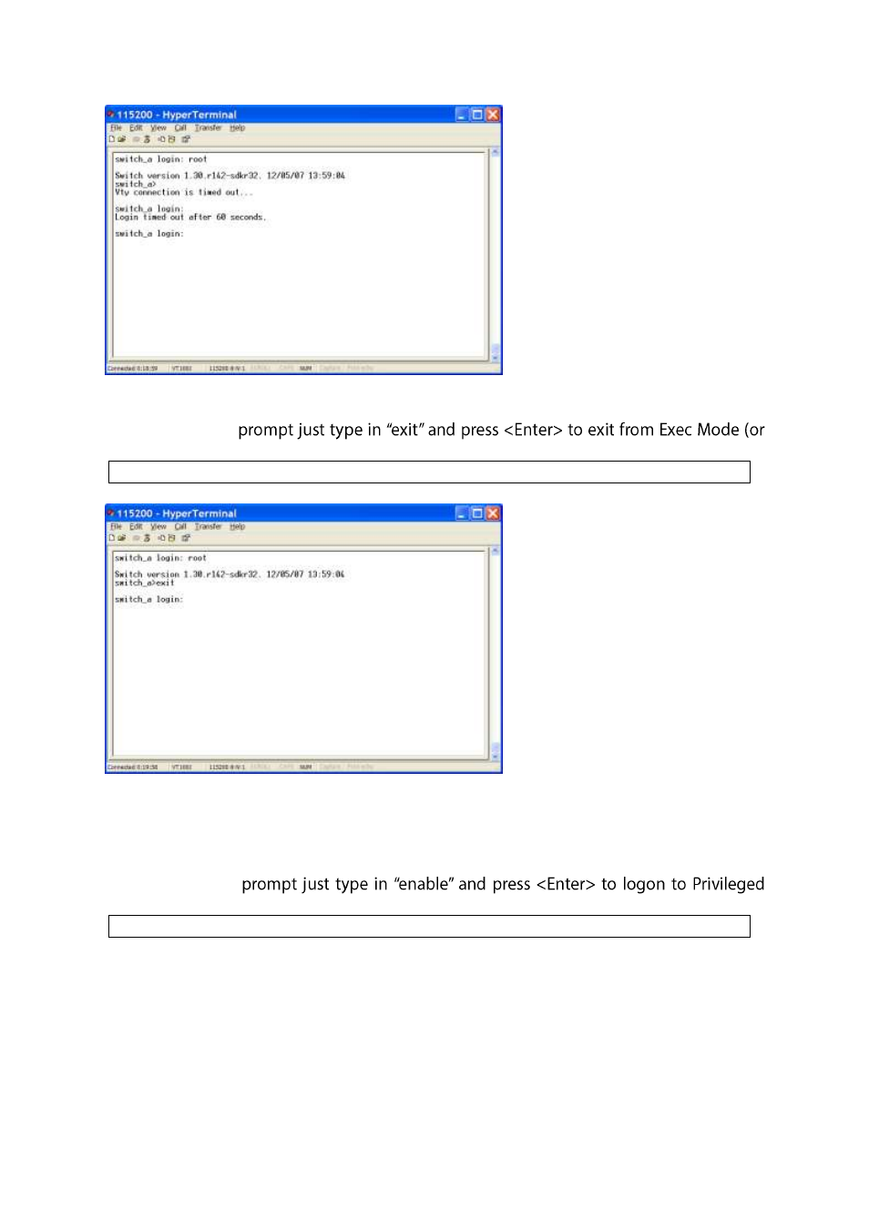 Privileged exec mode (enable mode) | LevelOne IES-1085 User Manual | Page 76 / 162