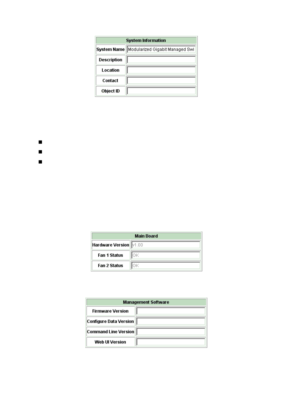2 switch information | LevelOne MSL-3S79 User Manual | Page 25 / 86