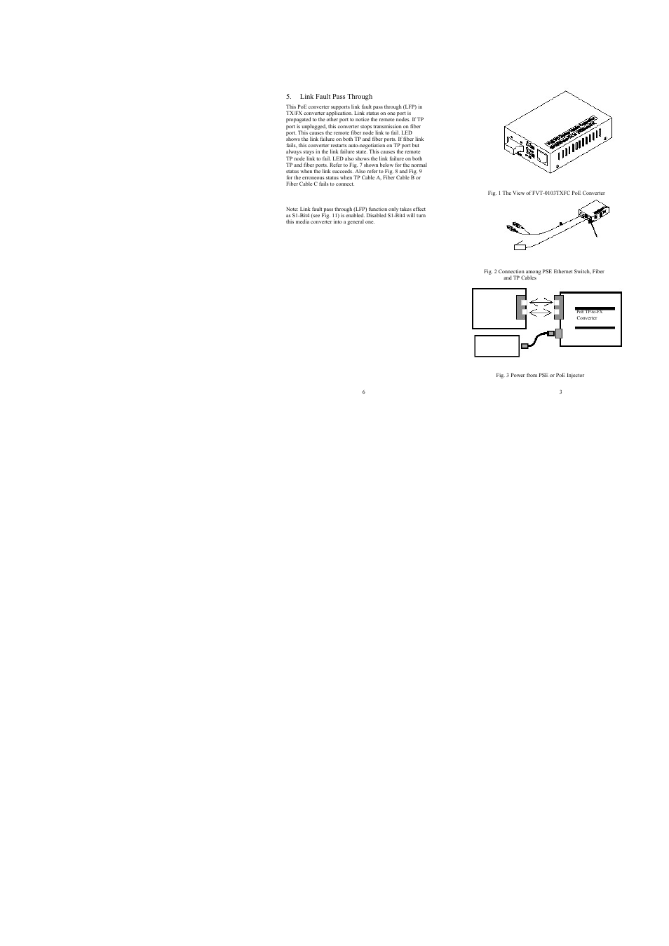 LevelOne FVT-0103TXFC User Manual | Page 6 / 7