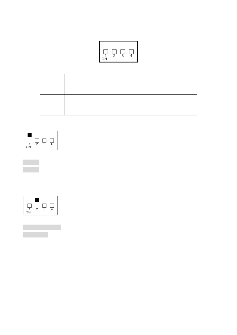 Dip switches settings | LevelOne VDS-0201 User Manual | Page 7 / 10