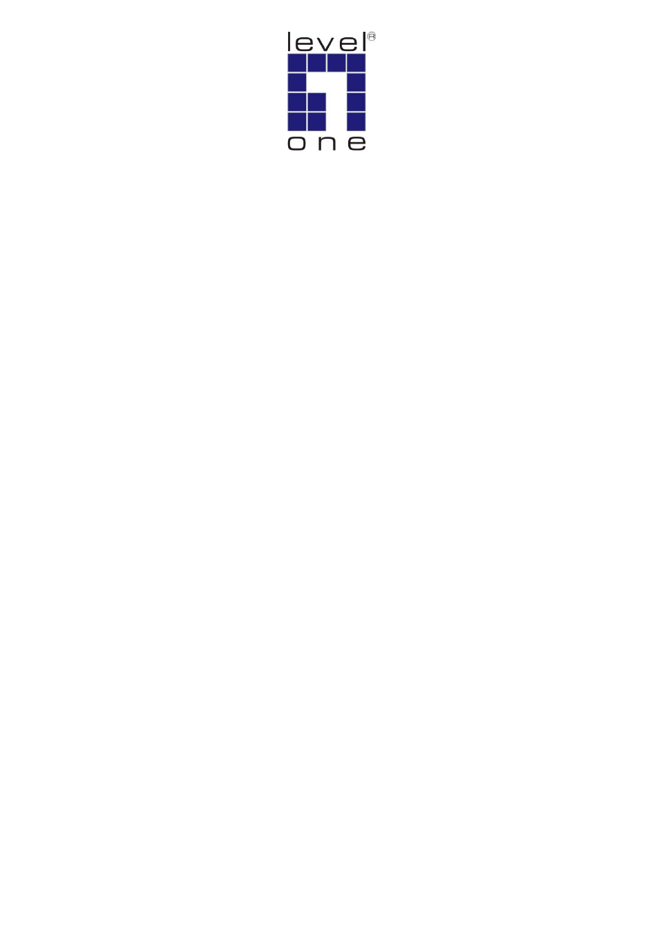 LevelOne POT-1110 User Manual | 4 pages