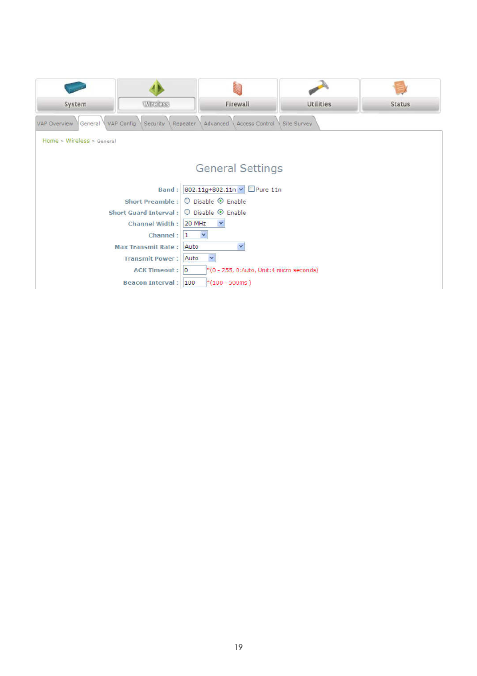 LevelOne EAP-200 User Manual | Page 19 / 81