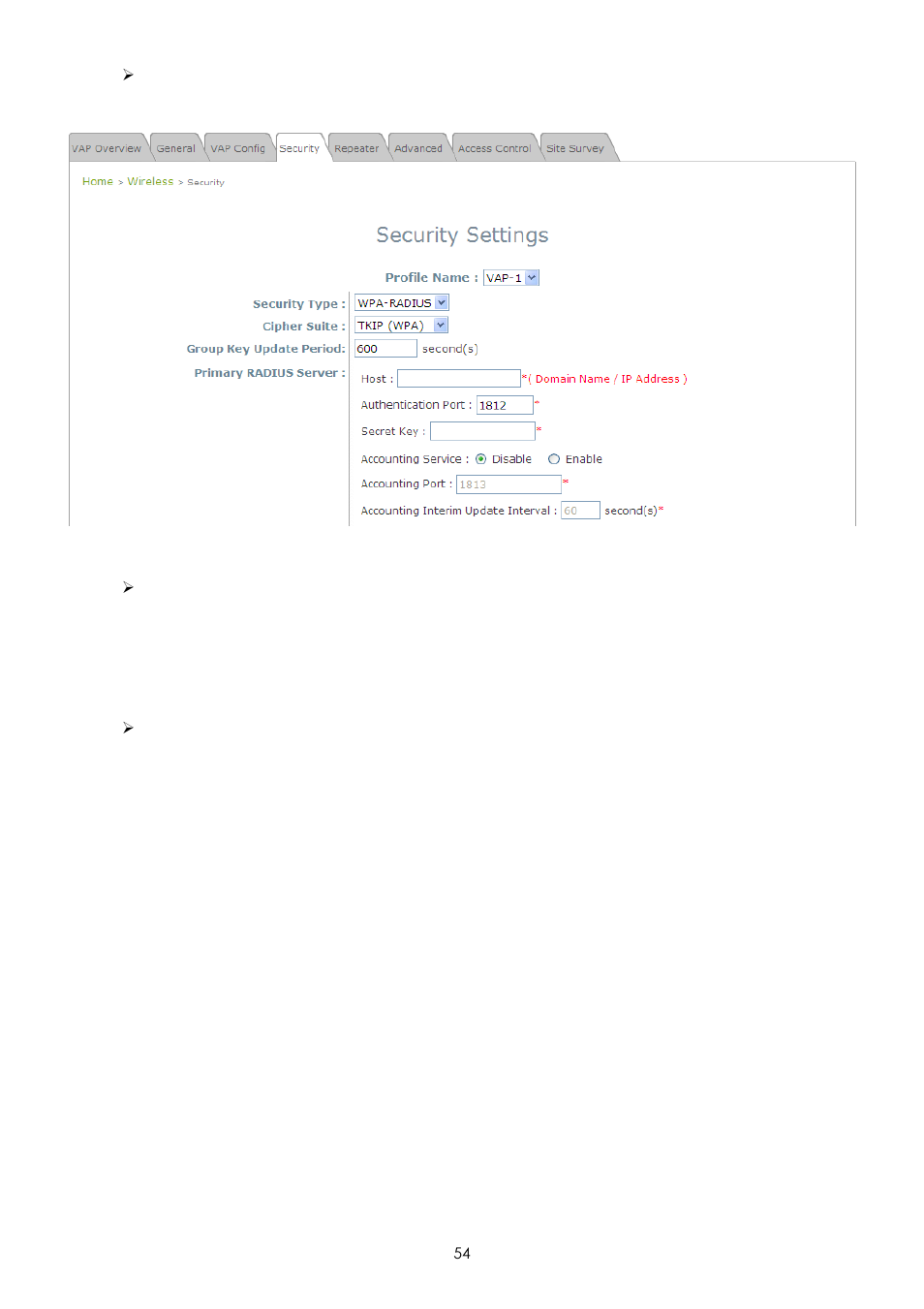 LevelOne EAP-200 User Manual | Page 54 / 81