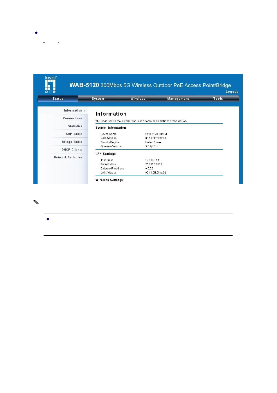 LevelOne WAB-5120 User Manual | Page 25 / 86