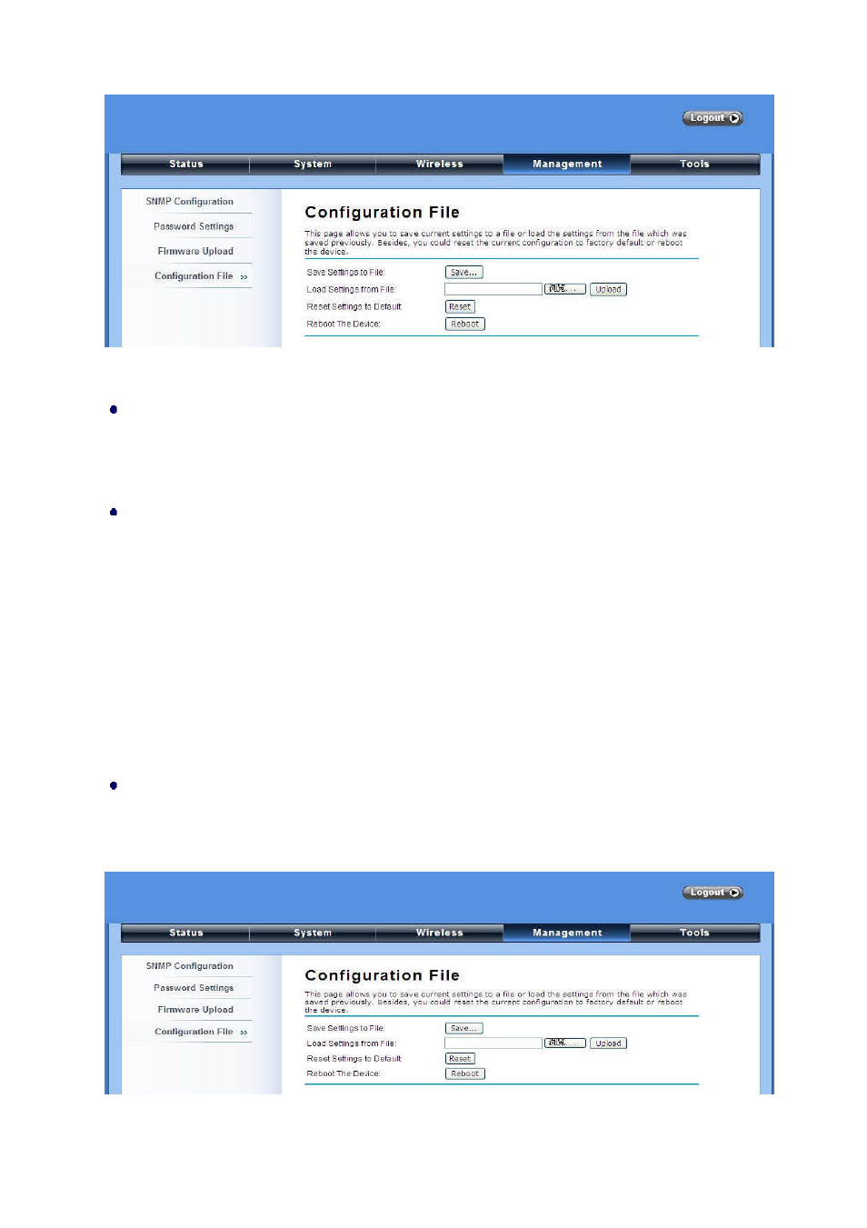 Restore factory default settings | LevelOne WAB-6120 User Manual | Page 51 / 65