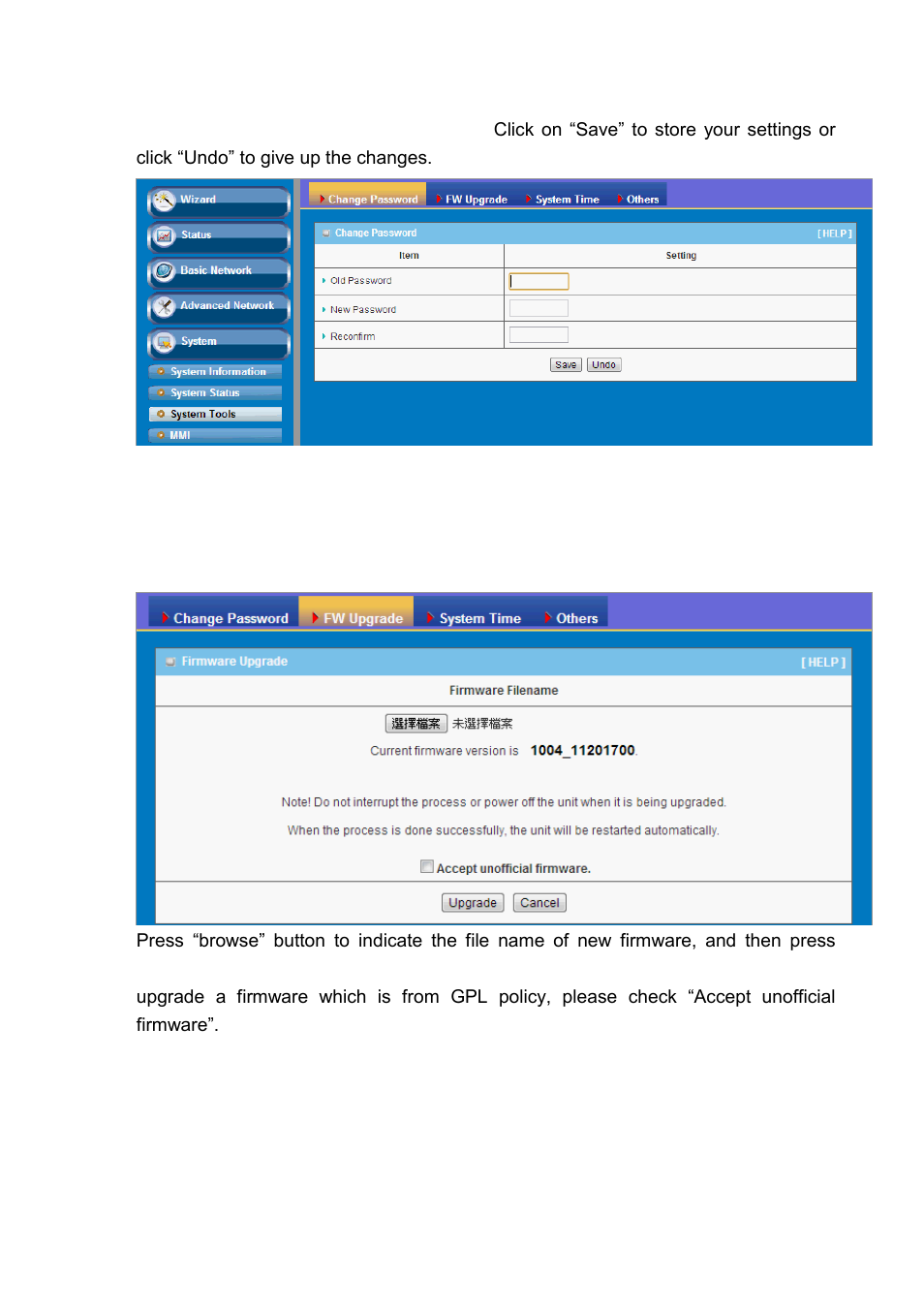 Fw upgrade | LevelOne WAP-6101 User Manual | Page 51 / 71