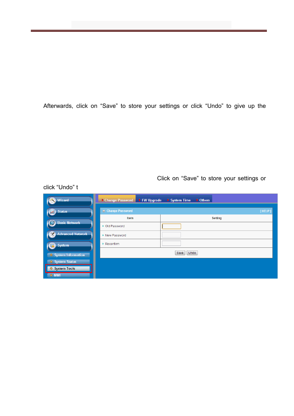System tools, Change password, Fw upgrade | 3 system tools | LevelOne WAP-6101 User Manual | Page 36 / 49